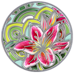 2021 LILY -Languages of Flowers 17.50g Silver Proof Coin